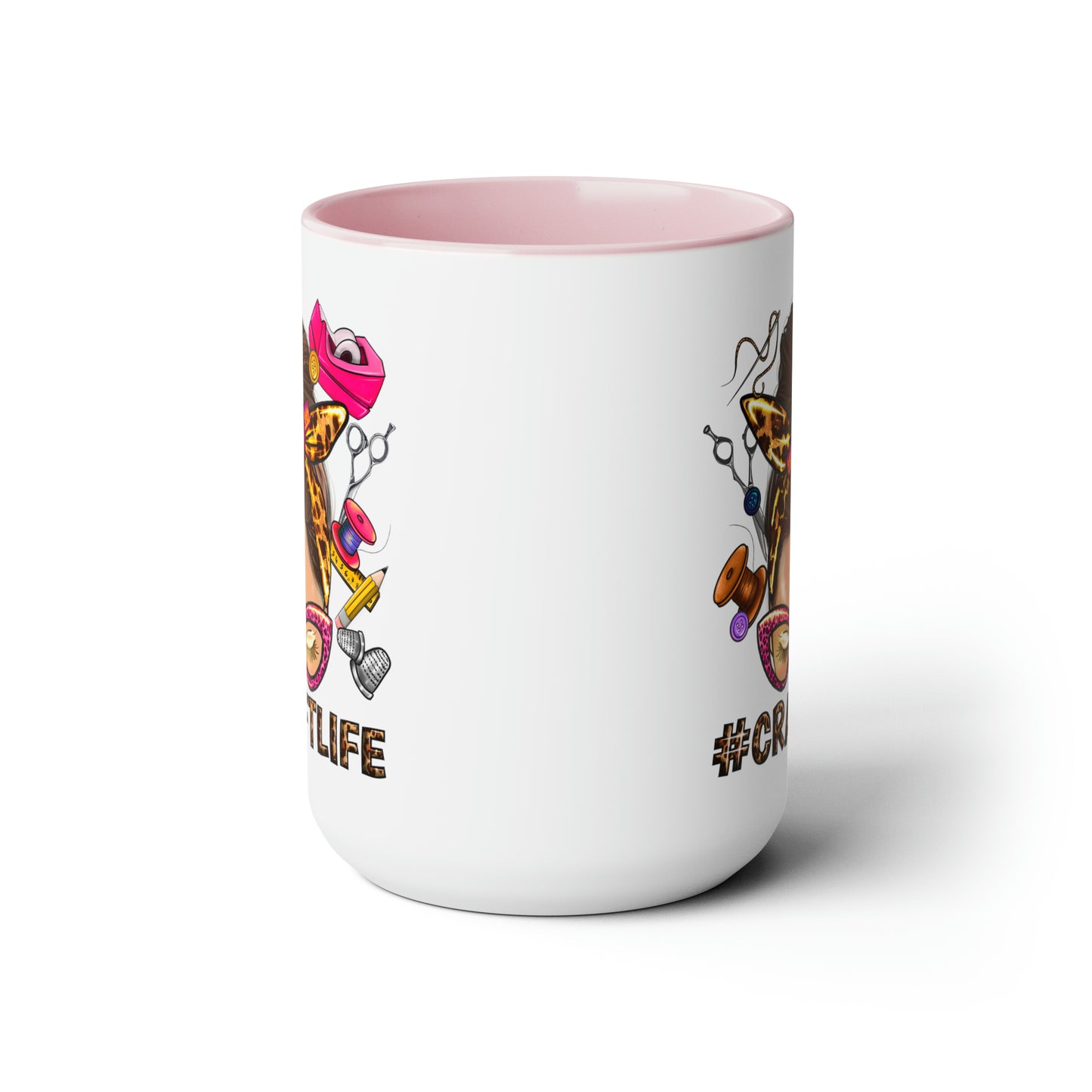 Craft Life Coffee Mug - The perfect bright and colorful gift for the craft loving crafter