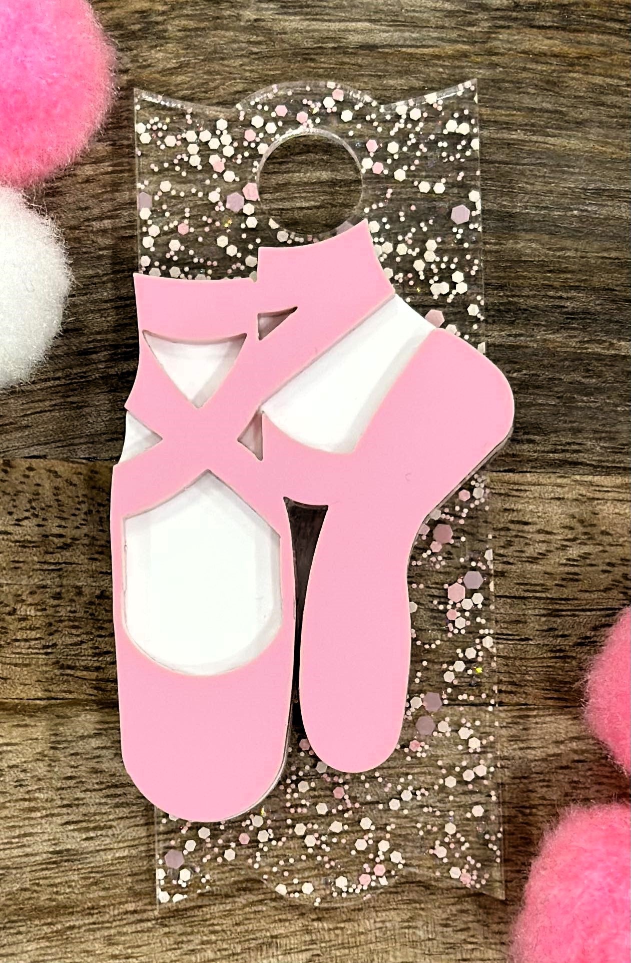 Stanley Ballet Shoes Topper - The perfect Stanley tumbler tag dance accessories gift