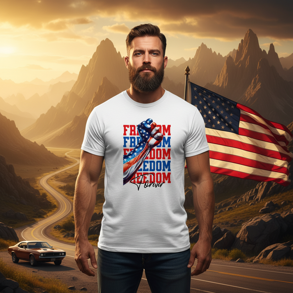 Freedom Forever T-Shirt Lifestyle Image