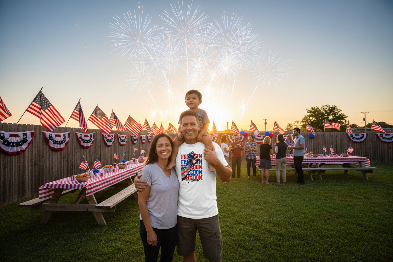 Freedom Forever T-Shirt Lifestyle Image