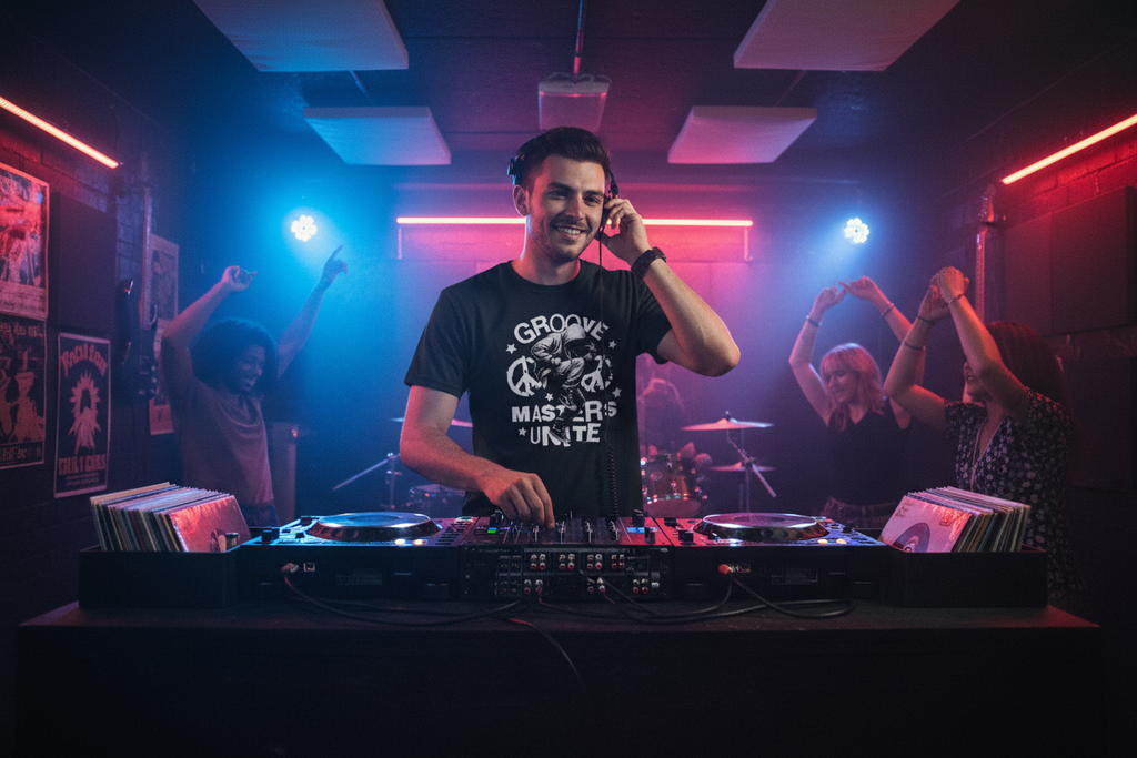Groove Masters Unite T-Shirt Lifestyle Image