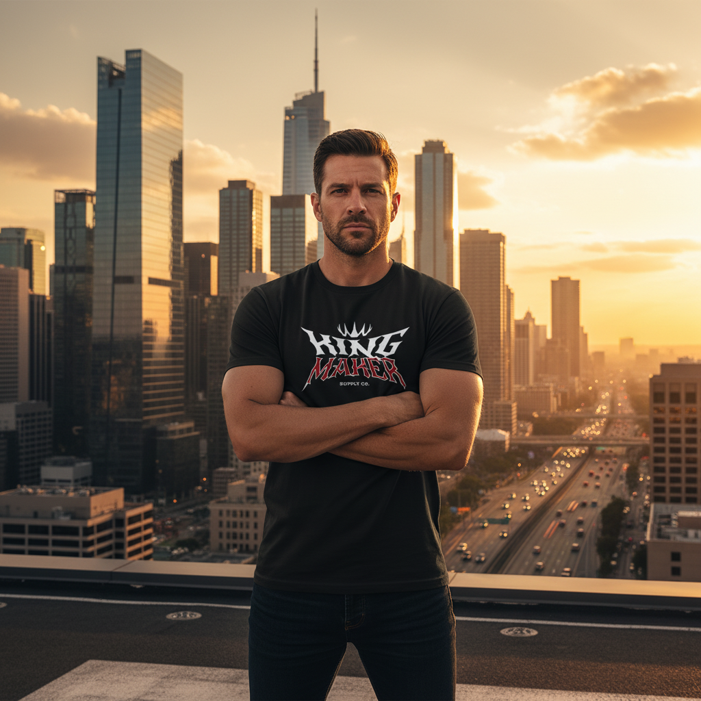 King Maker T-Shirt Lifestyle Image